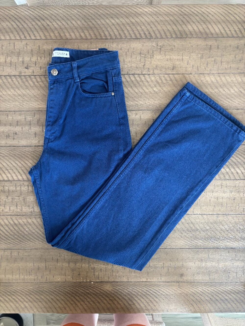 ZARA Women’s Blue Straight Leg Jeans Size 6 / EUR 38 – High Rise Denim